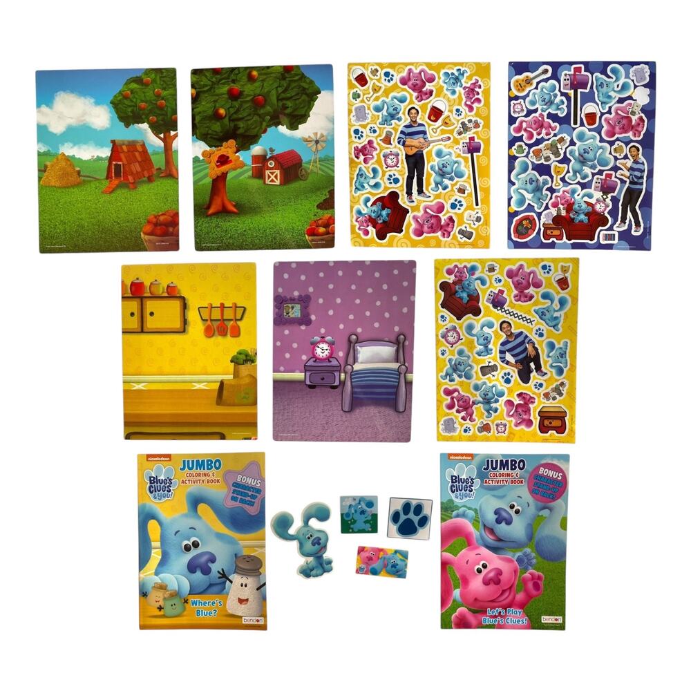 Blue’s Clues & You! Sticker & Activity Book Set – Kids Easter Basket Fillers